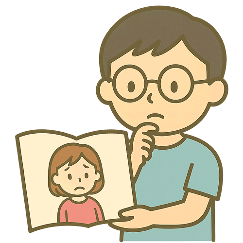 気持ちを考えるイラスト